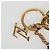 LOUIS VUITTON LVx Takashi Murakami Super Flat Charm Oro M02467 LV Auth 133682SAM D'oro - vista 2