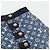 Falda A de denim Monogram Jaguar LOUIS VUITTON 34 Azul 1A9NK9 Auth LV 133644SAM - vista 3