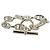 Hermès HERMES Bracciale Chene Dunkle MM Ag925 14 Link Argento Auth 132989SM - vista 2