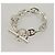 Hermès HERMES Bracciale Chene Dunkle MM Ag925 14 Link Argento Auth 132989SM - vista 5