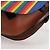 LOEWE Borsa a Spalla Anagram Rainbow Gate in Pelle Marrone Auth 134968SAM - vista 16