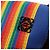 LOEWE Borsa a Spalla Anagram Rainbow Gate in Pelle Marrone Auth 134968SAM - vista 19