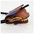 LOEWE Borsa a Spalla Anagram Rainbow Gate in Pelle Marrone Auth 134968SAM - vista 3