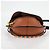 LOEWE Borsa a Spalla Anagram Rainbow Gate in Pelle Marrone Auth 134968SAM - vista 5