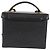 CHANEL Vanity Borsa a Mano Pelle Caviar 2way Nero Oro CC Auth 138563V D'oro - vista 2