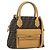Borsa a mano in tela Zucca FENDI 2 in 1 Nero Marrone Auth 159305A