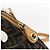 Borsa a mano in tela Zucca FENDI 2 in 1 Nero Marrone Auth 159305A - vista 10