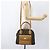 Borsa a mano in tela Zucca FENDI 2 in 1 Nero Marrone Auth 159305A - vista 25