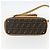 Borsa a mano in tela Zucca FENDI 2 in 1 Nero Marrone Auth 159305A - vista 5