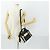 Chloé Chloe Alice Handtasche Leder 2-Wege Weiß Gold Auth 162157A Golden - Ansicht 23