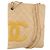 CHANEL Borsa a Spalla Matelassé Linea Cambon Pelle Beige Argento CC Auth 163611A