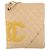 CHANEL Borsa a Spalla Matelassé Linea Cambon Pelle Beige Argento CC Auth 163611A - vista 13