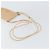 CHANEL Borsa a Spalla Matelassé Linea Cambon Pelle Beige Argento CC Auth 163611A - vista 7