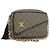 CHANEL Borsa a Spalla Matelassé con Catena Tela Bianca Nera CC Auth 120186V Nero Bianco