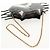 LOUIS VUITTON Pochette a Spalla Cat Face in Epi Grigio LV Auth 142442SAM Marrone - vista 7