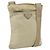 Borsa a Spalla PRADA Nylon Beige Argento Autentica LNZ604