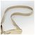 Borsa a Spalla PRADA Nylon Beige Argento Autentica LNZ604 - Ansicht 8