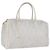 FENDI Zucca Canvas Boston Tasche Weiß Silber Auth SW2152V