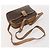 Céline Borsa a Spalla in Tela Macadam CELINE in Pelle PVC 2 Pezzi Marrone Auth bs33753 - vista 13