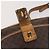 Céline Borsa a Spalla in Tela Macadam CELINE in Pelle PVC 2 Pezzi Marrone Auth bs33753 - vista 17