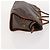 Céline Borsa a Spalla in Tela Macadam CELINE in Pelle PVC 2 Pezzi Marrone Auth bs33753 - vista 4