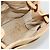 CHANEL Borsa Tote Matelassé in Pelle di Pecora Beige CC Auth bs34128 - vista 17