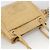 CHANEL Borsa Tote Matelassé in Pelle di Pecora Beige CC Auth bs34128 - vista 6