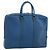 LOUIS VUITTON Epi Porta Documentos Viagem Bolsa de Negócios Azul M41144 LV Auth BSZ487