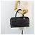 Borsa a mano in pelle nera e oro BURBERRY Auth ep13929 Nero D'oro - vista 24