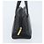 Borsa a mano in pelle nera e oro BURBERRY Auth ep13929 Nero D'oro - vista 4