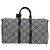 LOUIS VUITTON DAL 1854 Keepall Bandoulière 45 Jacquard M57304 LV Auth 56155SM Nero - vista 13