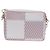 LOUIS VUITTON Bolsa Mensageiro Damier Giant Spray Trio Branca M20665 Auth ar11066SM Branco - vista 2