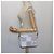 LOUIS VUITTON Bolsa Mensageiro Damier Giant Spray Trio Branca M20665 Auth ar11066SM Branco - vista 42