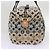 LOUIS VUITTON Monogram Scrunchie Touareg Boston Bag Beige M40360 Auth ar11371SM - vista 4