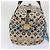 LOUIS VUITTON Monogram Scrunchie Touareg Boston Bag Beige M40360 Auth ar11371SM - vista 6