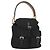 Borsa a Spalla PRADA Nylon Nero Argento Autentica yk19273A