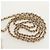 Borsa a Spalla CHANEL V Stitch in Mouton Bianco Oro CC Auth 148461AM D'oro - vista 9