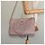 Bolso de mano Miu Miu de cuero 2 en 1 rosa plata Auth sw284V - vista 27