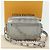 LOUIS VUITTON Mini Sac Trunk Doux Glitter Damier Argent M59726 LV Auth 51371V Argenté - vue 12