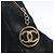 CHANEL Handtasche aus Lammleder Schwarz Gold CC Auth bs11142 Golden - Ansicht 16