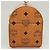 Bolsa MCM Logogram Vicetos em couro PVC 2 em 1 marrom dourado Auth 124762A - vista 3