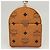 Bolsa MCM Logogram Vicetos em couro PVC 2 em 1 marrom dourado Auth 124762A - vista 4