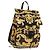 FENDI Zucca Canvas FENDACE Versace Kooperation Rucksack Schwarz Auth BA2349SAM Braun