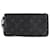 CUSTODIA PER IPHONE LOUIS VUITTON Monogram Eclipse Fragment M64433 LV Auth MX502SAM Monogramma - vista 2