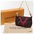 LOUIS VUITTON Monogram V línea Mini Pochette Accesorios Pouch Rosa Auth am6931SAV Monograma - vista 12