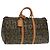 LOUIS VUITTON Monogram Graffiti Keepall 50 Borsa Boston Khaki M92196 Auth 90286SAV Cachi