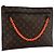 LOUIS VUITTON Pochette A4 Ray Solare Monogram M44484 LV Auth 106264SAM Monogramma