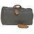 LOUIS VUITTON Borsa Keepall Bandoulière 50 in titanio Argento M43886 LV Auth 108706SM
