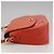 CHANEL Borsa a Spalla Matelassé in Pelle di Agnello Arancione Oro CC Auth 107881SAV D'oro - vista 3