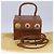 Borsa a mano Vanity FENDI in pelle 2 in 1 marrone Auth 108006SAV - vista 12